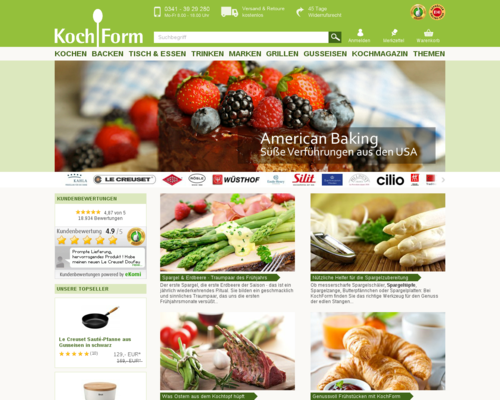 Kochform Screenshot