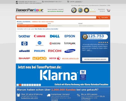 TonerPartner Screenshot