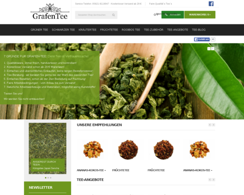 Grafen Tee Screenshot