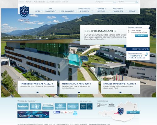 Tauern Spa Kaprun Screenshot