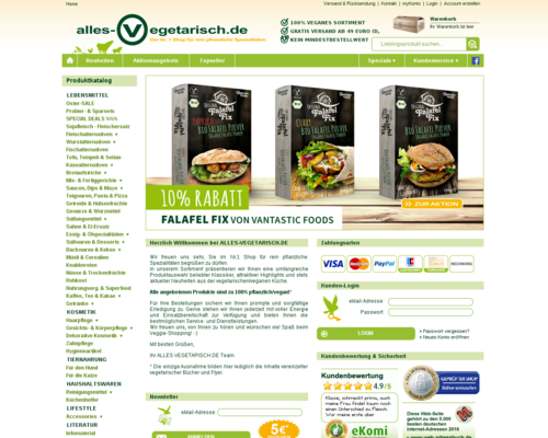 Alles Vegetarisch Screenshot