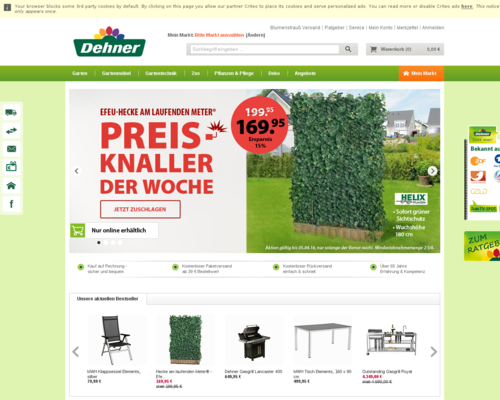 Dehner Screenshot