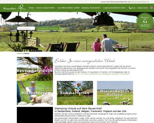WiesenBett Screenshot
