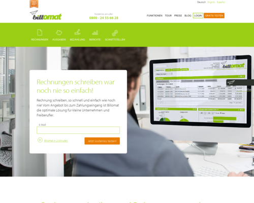 Billomat Screenshot