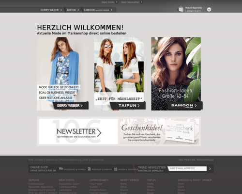 Gerry Weber Screenshot