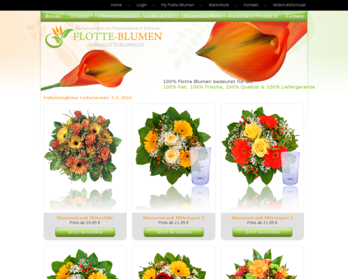 Flotte Blumen Screenshot