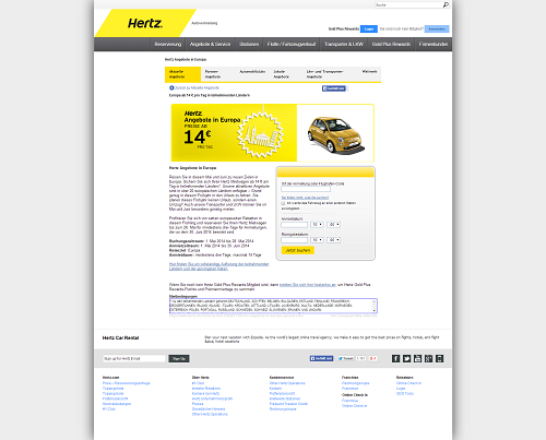 Hertz Screenshot