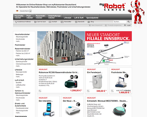 myRobotcenter Screenshot