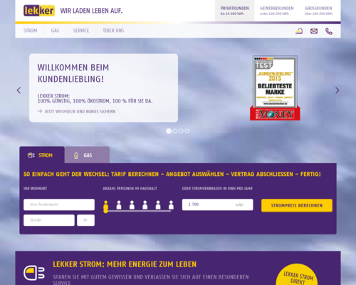 lekker Energie Screenshot