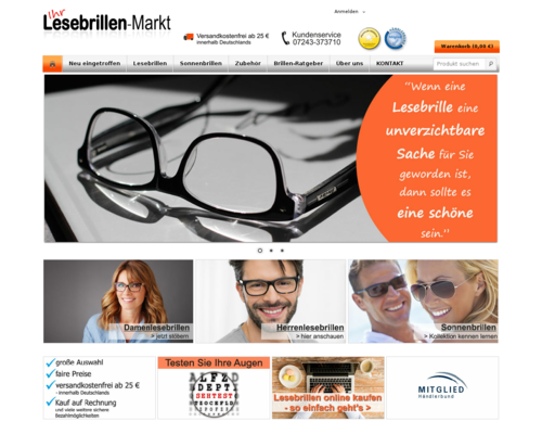 Lesebrillen Markt Screenshot