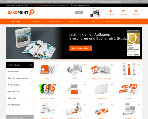 Saxoprint Screenshot