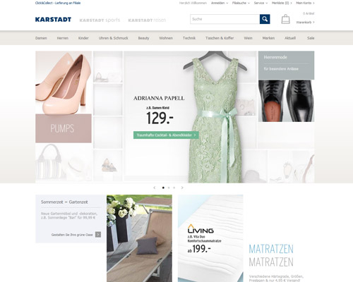 Karstadt Screenshot