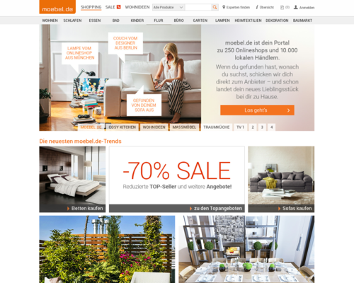 Moebel.de Screenshot