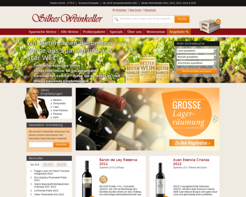 Silkes Weinkeller Screenshot