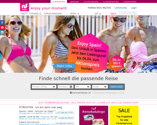 ruf Reisen Screenshot