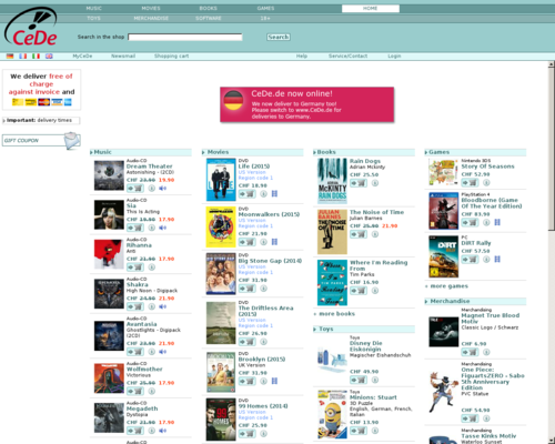 CeDe.ch Screenshot