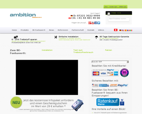 BE Fuelsaver Screenshot