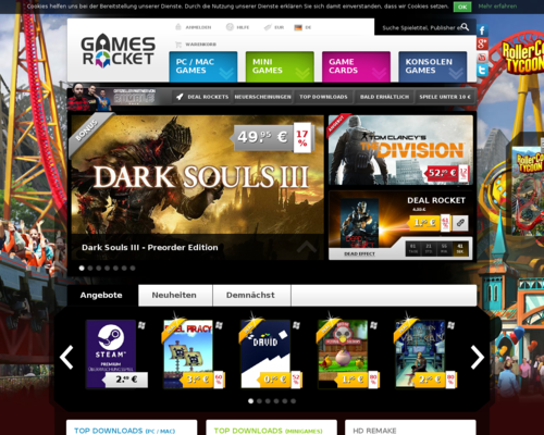 Gamesrocket Screenshot