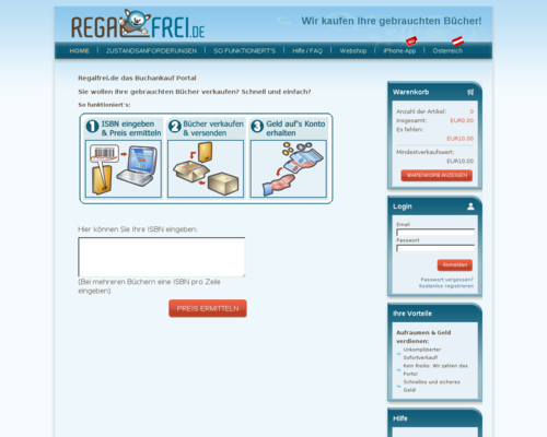 Regalfrei Screenshot
