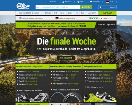 Chain Reaction Cycles Screenshot