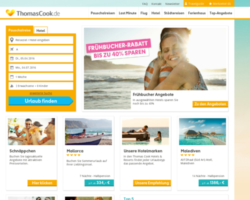 Thomas Cook Screenshot
