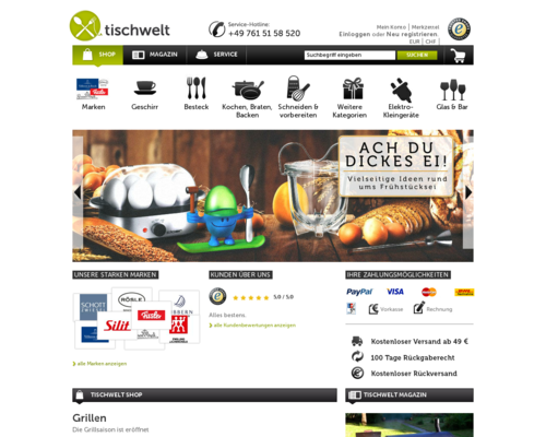 Tischwelt Screenshot