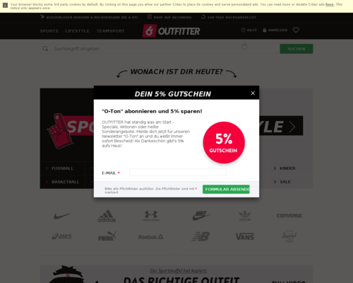 Outfitter Screenshot