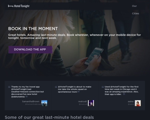 Hotel Tonight Screenshot