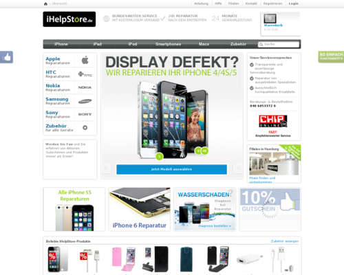 iHelpStore Screenshot