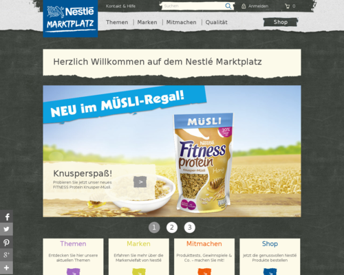 Nestle Marktplatz Screenshot