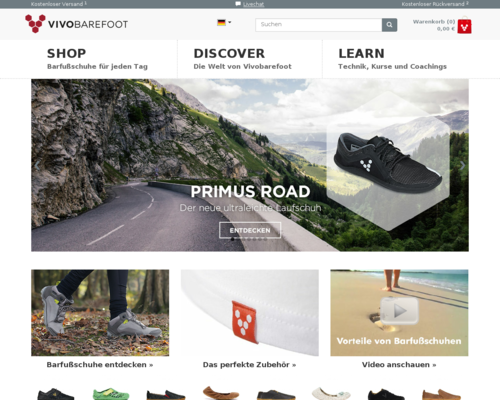 Vivobarefoot Screenshot