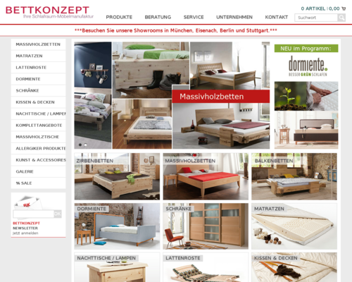 BettKonzept Screenshot