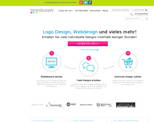 Brandsupply Screenshot