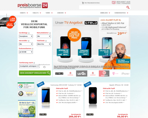 Preisboerse24 Screenshot