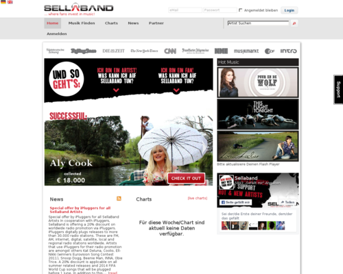 Sellaband Screenshot