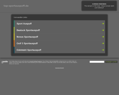Top-Sportauspuff.de Screenshot