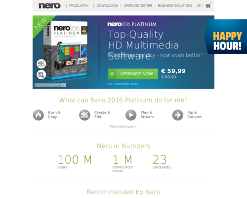 Nero Screenshot