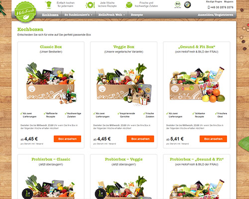 HelloFresh Screenshot