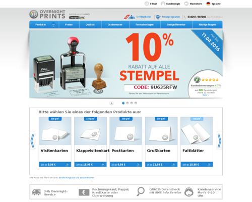 OvernightPrints Screenshot