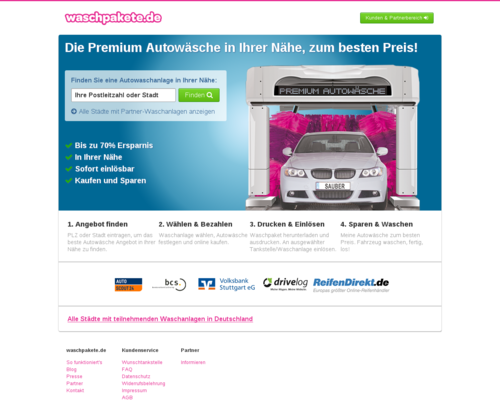 Waschpakete Screenshot