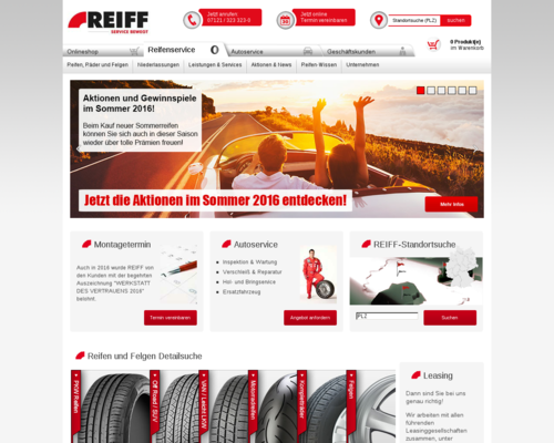 Reiff Reifen Screenshot