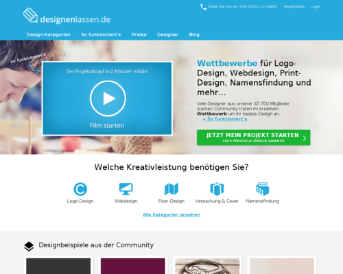 designenlassen Screenshot