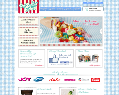 der-zuckerbaecker.de Screenshot