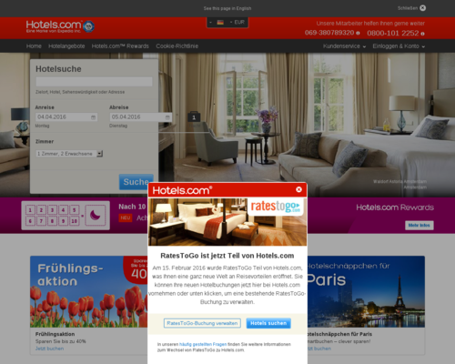 RatesToGo Screenshot