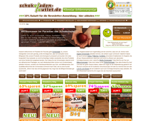 schokoladen-outlet Screenshot