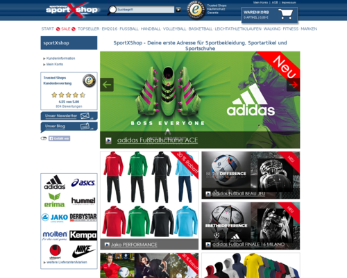 SportXshop Screenshot