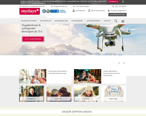 mydays Screenshot