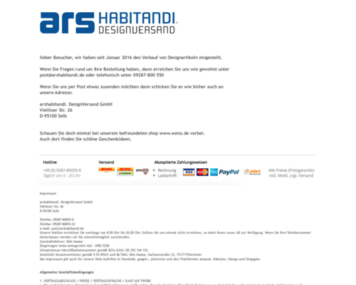 ars habitandi Screenshot