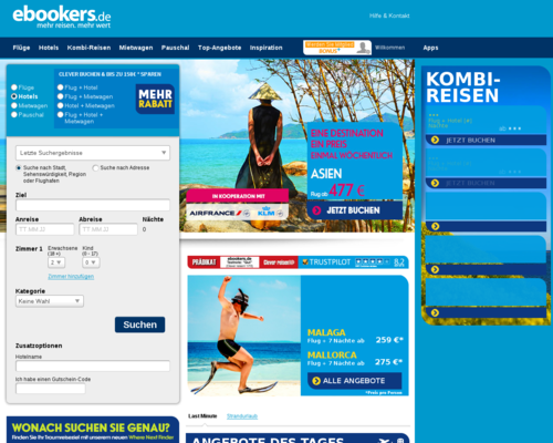 ebookers Screenshot