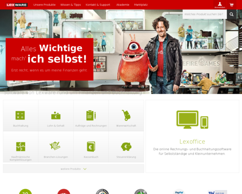 Lexware Screenshot